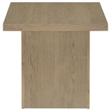 Devar 3-piece Square Cocktail Coffee End Table Set Latte - 710918-S3