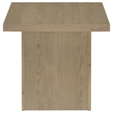 Devar 3-piece Square Cocktail Coffee End Table Set Latte - 710918-S3