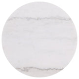 Jason 3-piece Round White Marble Coffee Table Set Greige - 711418-S3