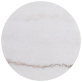 Jason 2-piece Round White Marble Coffee Table Set Honey Brown - 712418-S2
