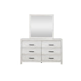 6 Drawer Dresser - Natural / Rustic