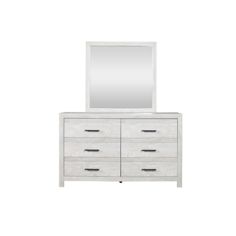 6 Drawer Dresser - Natural / Rustic
