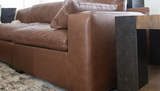 City Limits II 5-Piece Brown Leather Sectional - ARCDSCLx2+RACDSCL+LACDSCL+WEDSCL
