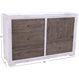 Windjammer Dresser w/ Mirror - WJMI+WJDRE