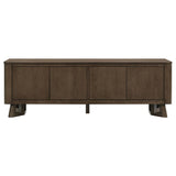 Trotter 71-inch 4-Door Wood TV Stand Media Console Brown - 720133