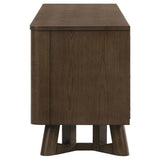 Trotter 71-inch 4-Door Wood TV Stand Media Console Brown - 720133