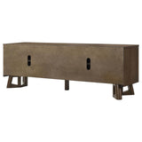 Trotter 71-inch 4-Door Wood TV Stand Media Console Brown - 720133