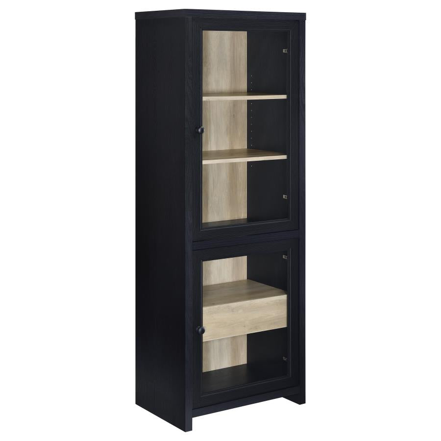 Denison 3-piece Entertainment Center 79-inch TV Stand Black - 720223-SET