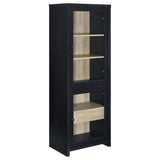 Denison 3-piece Entertainment Center 79-inch TV Stand Black - 720223-SET