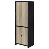 Denison 3-piece Entertainment Center 79-inch TV Stand Black - 720223-SET