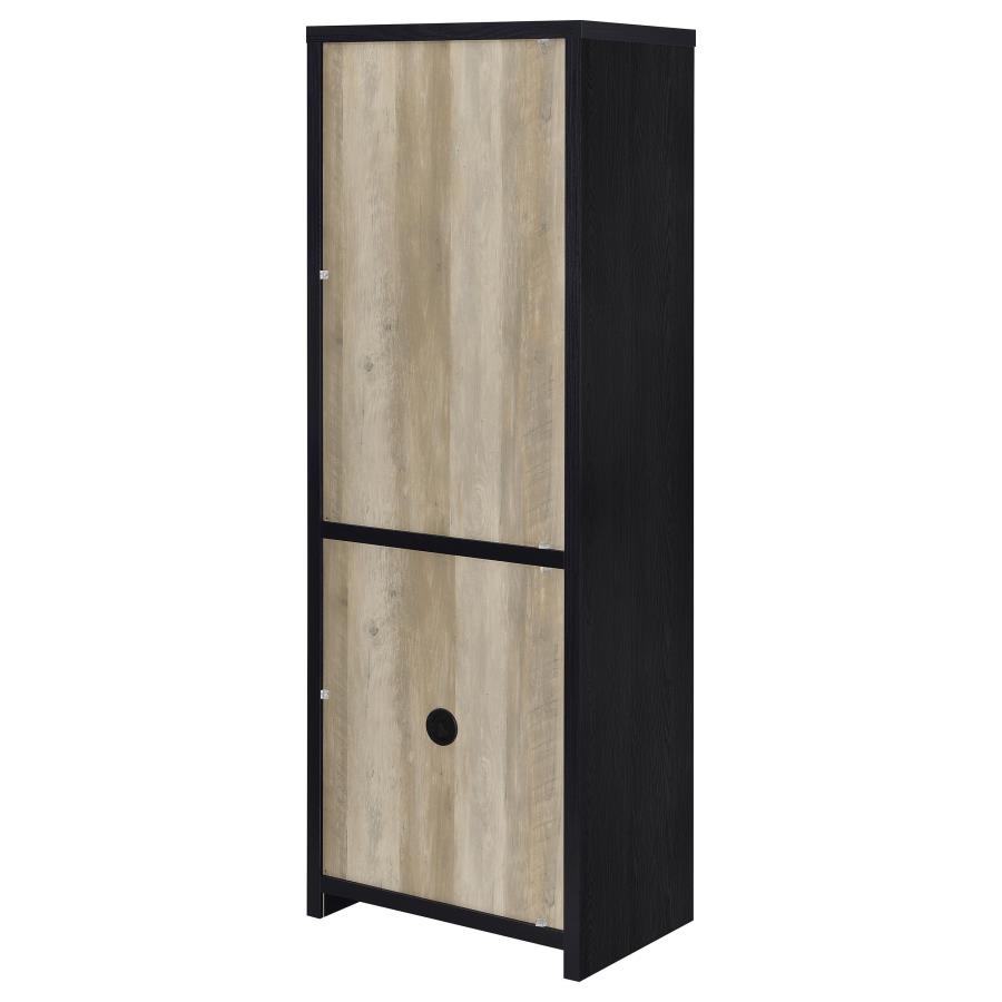 Denison 3-piece Entertainment Center 79-inch TV Stand Black - 720223-SET