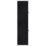 Denison 67-inch 2-door Media Tower Storage Cabinet Black - 720224