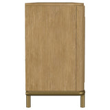Arini Rattan Cane 2-door TV Stand Media Console Sand Wash - 720253