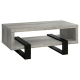 Dinard Engineered Wood Coffee Table Grey Driftwood - 720878