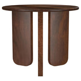 Dale Round Solid Mango Wood Side End Table Brown - 721997