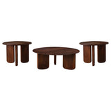 Dale 3-piece Solid Wood Coffee and End Table Set Brown - 721998-S3