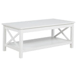Skyview 2-piece Rectangular Lift Top Coffee Table Set White - 722088-S2