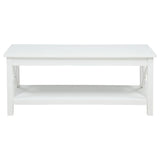 Skyview 2-piece Rectangular Lift Top Coffee Table Set White - 722088-S2