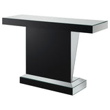 Amore Mirrored Acrylic Entryway Sofa Console Table Silver - 722509