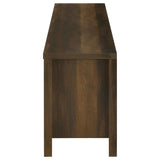 Carey 79-inch TV Stand Fireplace Media Console Dark Pine - 722823