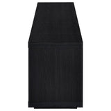 Deiter 79-inch TV Stand Fireplace Media Console Black - 722833