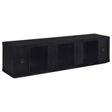 Deiter 79-inch TV Stand Fireplace Media Console Black - 722833