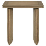 Adina 3-piece Wood Coffee Table Set Distressed Light Brown - 722858-S3
