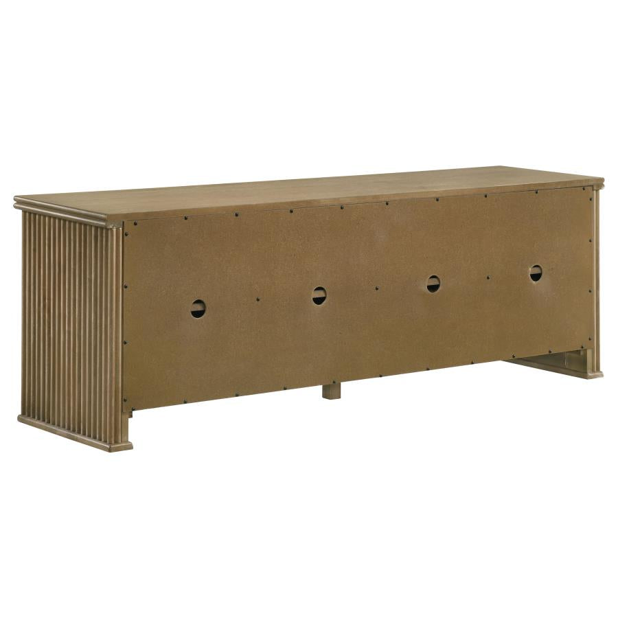 Adina 70-inch TV Stand Media Console Distressed Light Brown - 722933