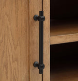 Beasley 2-Door 71-Inch Wood TV Stand Media Console Golden Oak - 723323