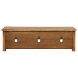 Beasley 2-Door 71-Inch Wood TV Stand Media Console Golden Oak - 723323