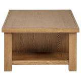 Beasley 2-Drawer Wood Coffee Table Golden Oak - 723328