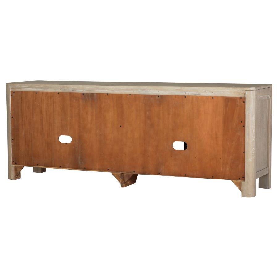 Solano 71-inch 2-door TV Stand Media Console Weathered Mango - 723483