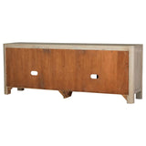 Solano 71-inch 2-door TV Stand Media Console Weathered Mango - 723483