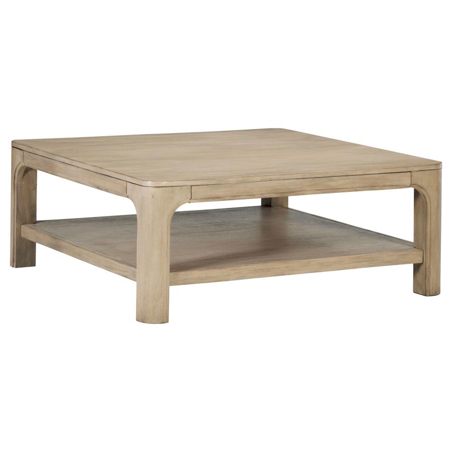 Solano 2-piece Square Coffee Table Set Weathered Mango - 723488-S2
