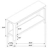 Solano 64-inch Entryway Console Sofa Table Weathered Mango - 723489