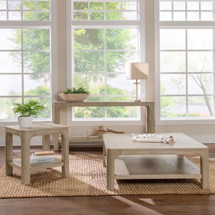 Solano 64-inch Entryway Console Sofa Table Weathered Mango - 723489