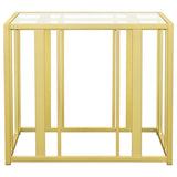Adri 3-piece Coffee and End Table Set Matte Brass - 723608-S3