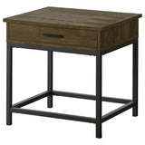 Byers 2-piece Lift Top Coffee and End Table Set Brown Oak - 723778-S2