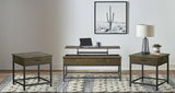 Byers 3-piece Lift Top Coffee and End Table Set Brown Oak - 723778-S3