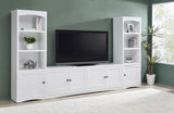 Laughlin 3-piece Entertainment Center TV Stand White - 724113-SET