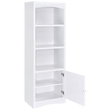 Laughlin 3-shelf Engineered Wood Media Tower White - 724114