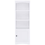 Laughlin 3-shelf Engineered Wood Media Tower White - 724114