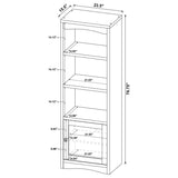 Laughlin 3-piece Entertainment Center TV Stand Dark Pine - 724123-SET