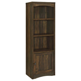 Laughlin 3-shelf Engineered Wood Media Tower Dark Pine - 724124