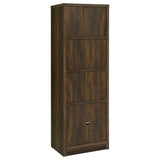 Laughlin 3-shelf Engineered Wood Media Tower Dark Pine - 724124