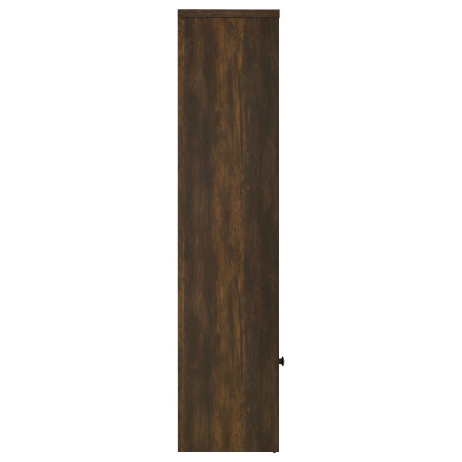 Laughlin 3-shelf Engineered Wood Media Tower Dark Pine - 724124