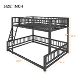 Bunk Bed With Ladder And Safety Guardrails
