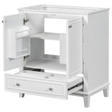 Modern Bathroom Vanity Base Only With Doors And Drawer