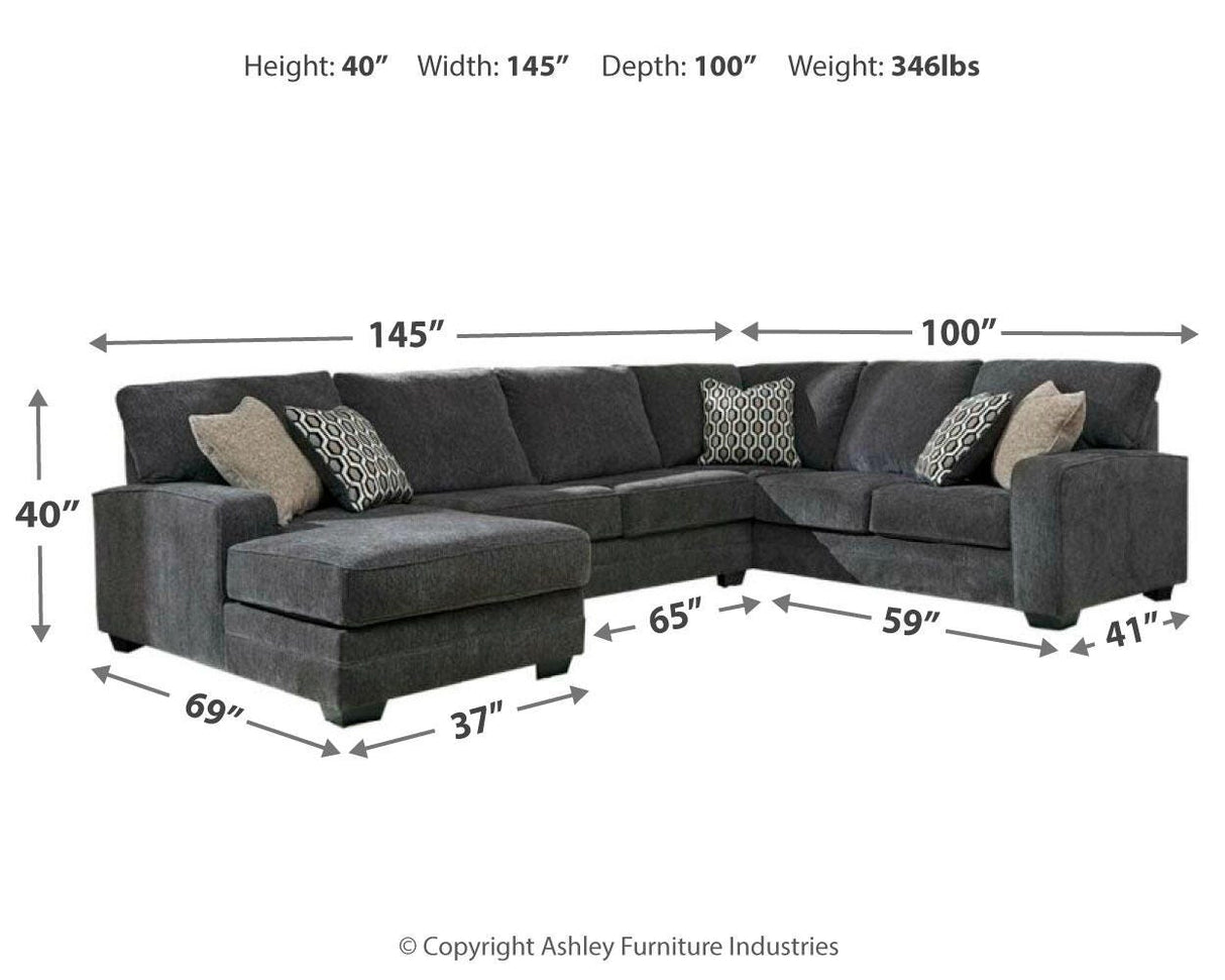 Tracling 3-Piece Sectional with Chaise - 72600S1