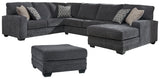 Tracling 3-Piece Sectional with Ottoman - 72600U1